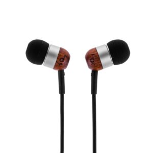 Wired in-Ear Earbuds Powerful Bass HiFi Stereo Sport Earphones（Black)