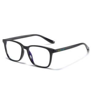 ZealSound Blue Light Blocking Glasses, Anti Eyestrain Lens Lightweight Frame Eyeglasses, Black, Men/Women（black）