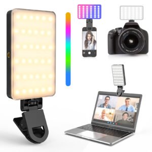 ZealSound Full Color RGB Selfie Light for Creators & Streamers
