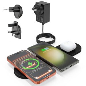 ZealSound Upgraded 3-in-1 Charger — Engineered for Large-Camera Smartphones