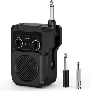 ZealSound Q1 Mini Guitar Amp with Bluetooth and 4 Built-in Effects