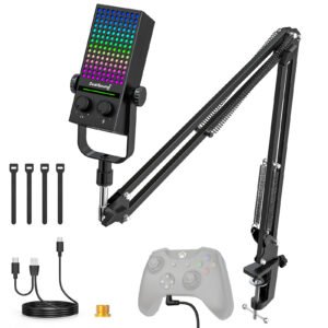 ZealSound BD9S Gaming Microphone for Xbox with Boom Arm