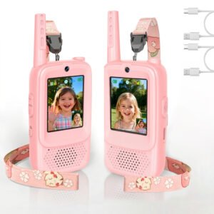 ZealSound Q8 Video Walkie Talkies (Pink)